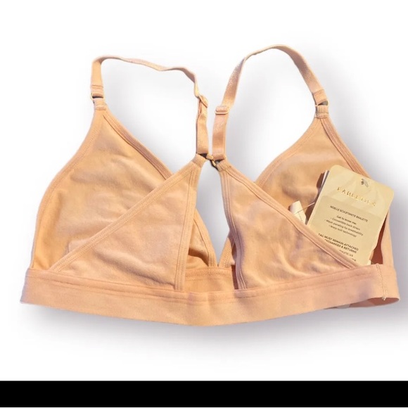 NWT FABLETICS Noelle Sculptknit RACERBACK BRALETTE SZ Small SOFT Pink Cloud - Picture 3 of 6